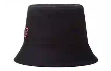 Valentino Cotton Appliqué Bucket Hat Black