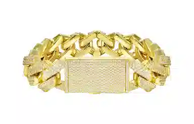 APORRO Prong Cuban Bracelet