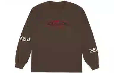 Travis Scott Cactus Jack Reverse Jack Long Sleeve Tee Brown