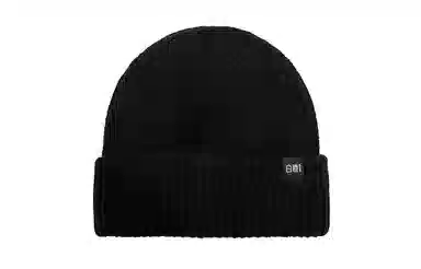 白卷 经典小黑标 腈纶 绒线帽 男女同款情侣款