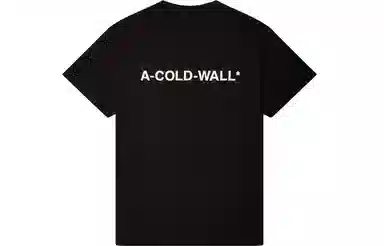 A-COLD-WALL* Logo T-Shirt Black