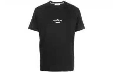 Stone Island FW22 Logo Print T-Shirt Black