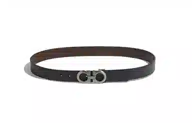 Ferragamo Leather Belt Black
