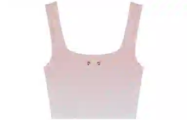 TEAM WANG FW22 Logo Gradient Tank Pink