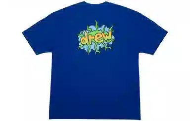 Drew House FW22 Drewplosion SS T cobalt blue