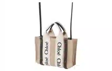 Chloe Woody Mini Logo Tote