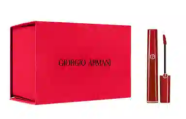 阿玛尼 唇膏唇釉礼盒装 不易脱色 两件套