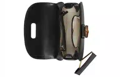 Gucci Bamboo 1947 Small Shoulder Bag Black