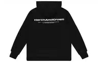 HARSH AND CRUEL Rottweiler Hoodie Black