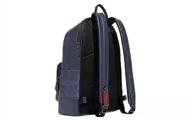 COACH West 32 Denim Blue Chalk White