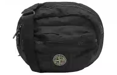Stone Island Tactical Logo Waist Bag Black