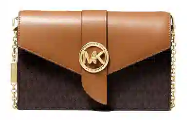 Michael Kors Charm Logo Chain Bag
