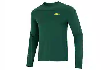 Nike Logo Long Sleeve T-Shirt Green