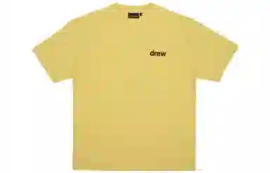 Drew House FW22 LogoT pastel yellow
