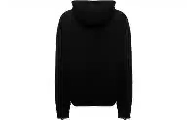 AMIRI FW22 Logo Embroidered Wool Hoodie Black