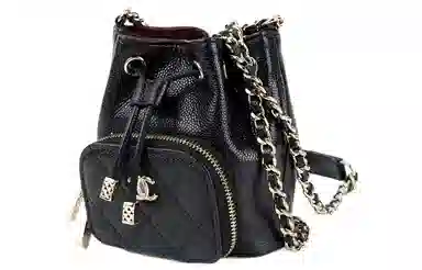 CHANEL 22B Bucket Bag Black