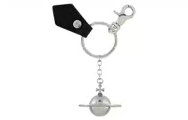 Vivienne Westwood Saffiano 3D Orb Keyring