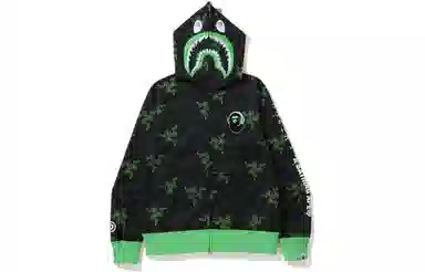 BAPE x Razer Neon Camo Shark Hoodie