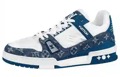 Louis Vuitton Trainer Denim Blue White