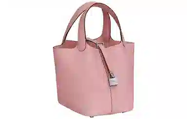 HERMES Picotin Lock 18 Taurillon Clemence 3Q RoseSakura