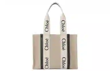 Chloe Woody Logo Tote