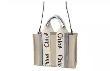 Chloe Woody Logo Tote