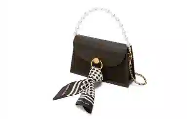 Charles & Keith Scarf Detail Small Bag Green