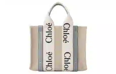 Chloe Woody Logo Tote