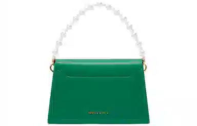 Charles & Keith Scarf Detail Small Bag Green