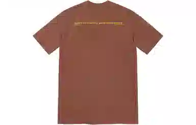 Supreme FW22 Warning Tee Brown