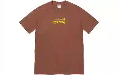 Supreme FW22 Warning Tee Brown