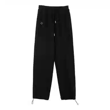 小镇姗姗 纯色加绒垂感宽松休闲裤 女款