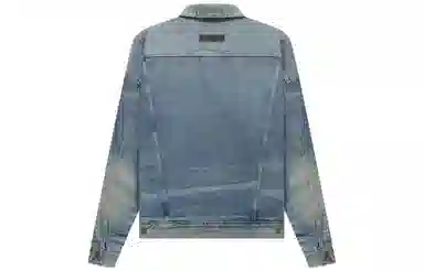 Fear of God Essentials FW22 Trucker Jacket Indigo