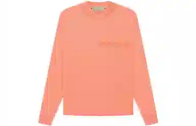 Fear of God Essentials FW22 Ls Tee Coral