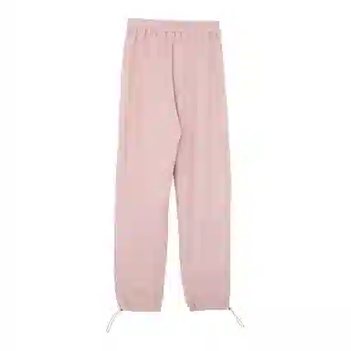 小镇姗姗 纯色加绒垂感宽松休闲裤 女款