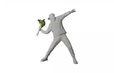 Banksy Flower Bomber
