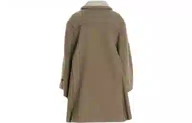 Maison Margiela FW22 Contrast Collar Coat Brown