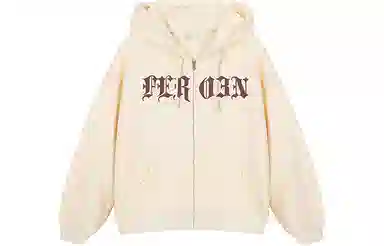 FREO3N SS23 Ring Retro Gothic Letter Print Hoodie