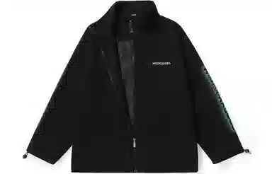 XXGOGO Cyberpunk Dice Letter Print Waffle Jacket