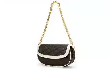 CHARLES&KEITH Quilted Chain Shoulder Bag White