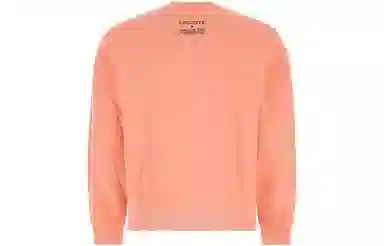 Lacoste Cartoon Print Crewneck Sweatshirt Pink Orange