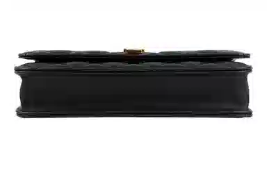 Charles & Keith Quilted Chain Shoulder Bag Black