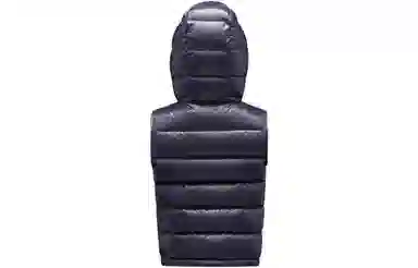 Moncler FW22 Quilted Logo Vest Blue