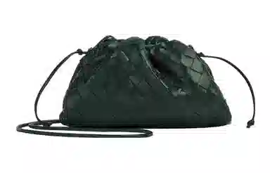 Bottega Veneta Pouch Intrecciato Mini Green