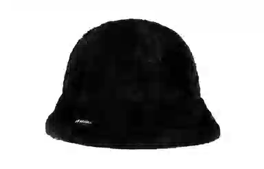 白卷 纯色羊羔绒 保暖可爱 渔夫帽 男女同款情侣款