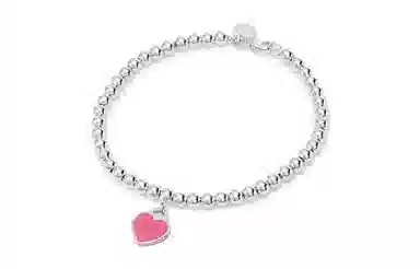 Tiffany & Co. Return To Tiffany Pink Enamel Bracelet