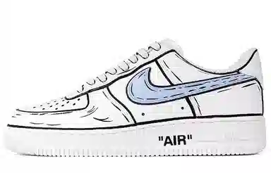 Nike Air Force 1 Low White Blue