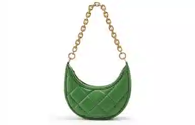 Charles & Keith Quilted Chain Shoulder Bag Beige