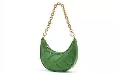 Charles & Keith Quilted Chain Shoulder Bag Beige