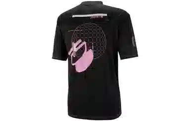 PUMA V-Neck Logo Tee Black